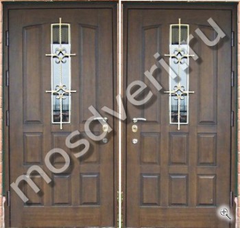 Дверь МДФ с ковкой и стеклом - купить от производителя Мосдвери Дверь МДФ с ковкой и стеклом