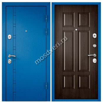 Синие входные двери в квартиру SVK-03 - купить от производителя Мосдвери Синие входные двери в квартиру SVK-03