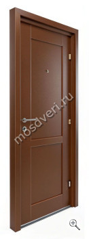 Дверь входная металлическая коричневая RAL 8029 КДВ-019 - купить от производителя Мосдвери Дверь входная металлическая коричневая RAL 8029 КДВ-019